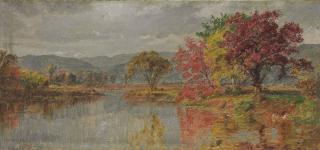 Jasper Francis Cropsey - Lake in Autumn