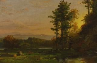 Jasper Francis Cropsey - Landscape Study