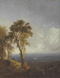 Jasper Francis Cropsey - Landscape View near Catskill Mountain House