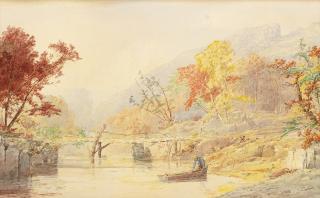 Jasper Francis Cropsey - The Mellow Autumn Time