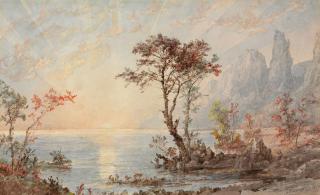 Jasper Francis Cropsey - Under the Palisades