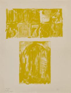 Jasper Johns - 0-9: One Plate (ULAE 19)
