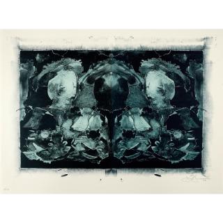 Jasper Johns - After Holbein, from Associated Artists Against Torture