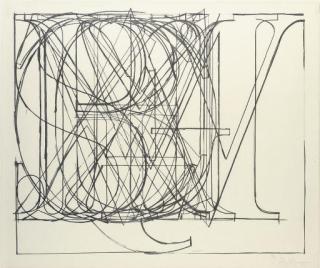 Jasper Johns - Alphabet (F.115; U.L.A.E. 69)