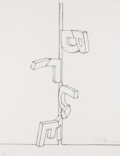 Jasper Johns - Bent \