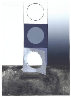 Jasper Johns - Bent Stencil, from Fragment - According to What