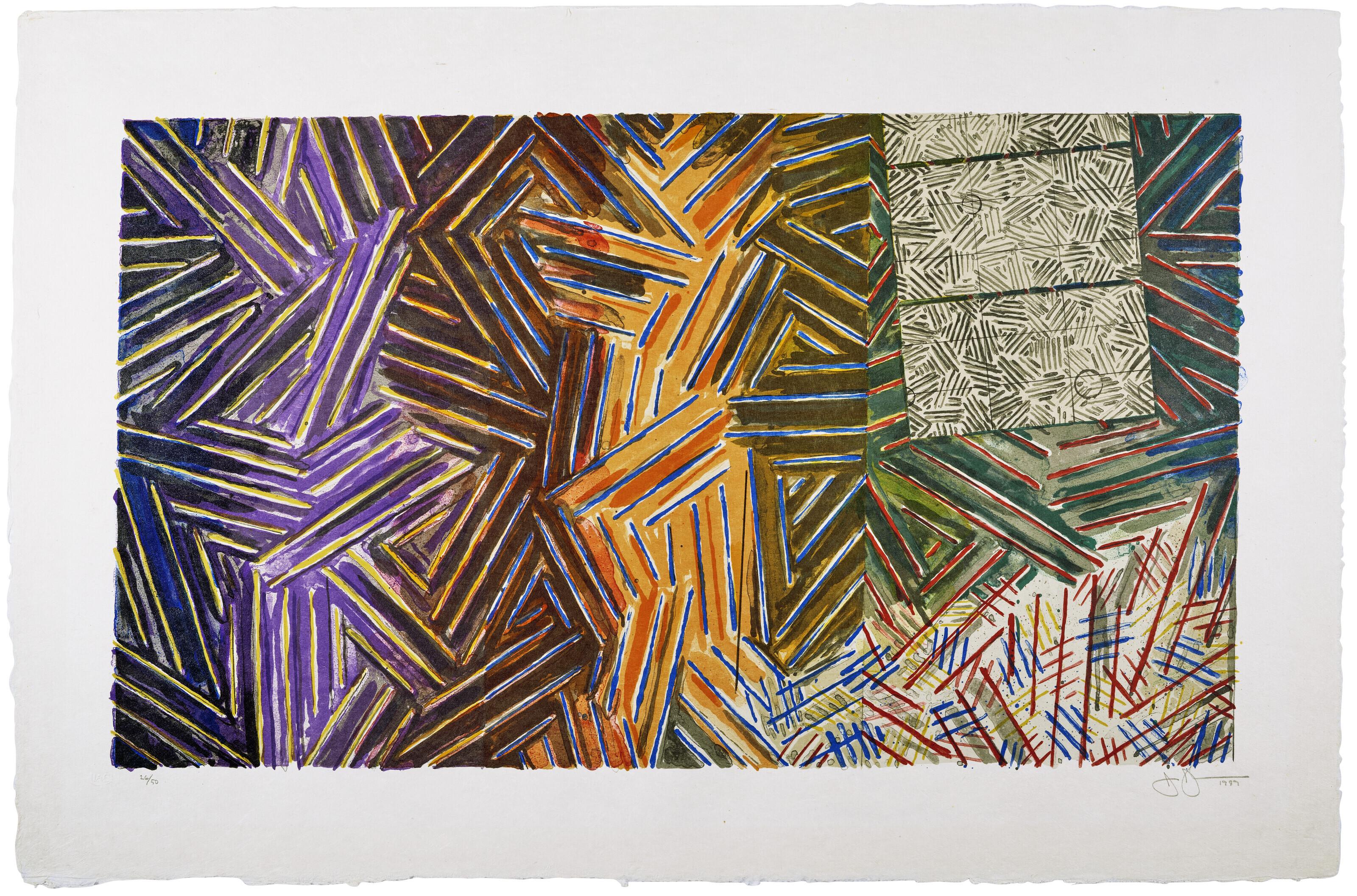 Jasper Johns - Between the Clock and the Bed
