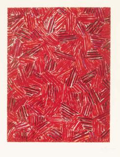 Jasper Johns - Cicada, from Eight Lithographs to Benefit the Foundation for Contemporary Performance Arts, Inc. (ULAE 219; G. 956)