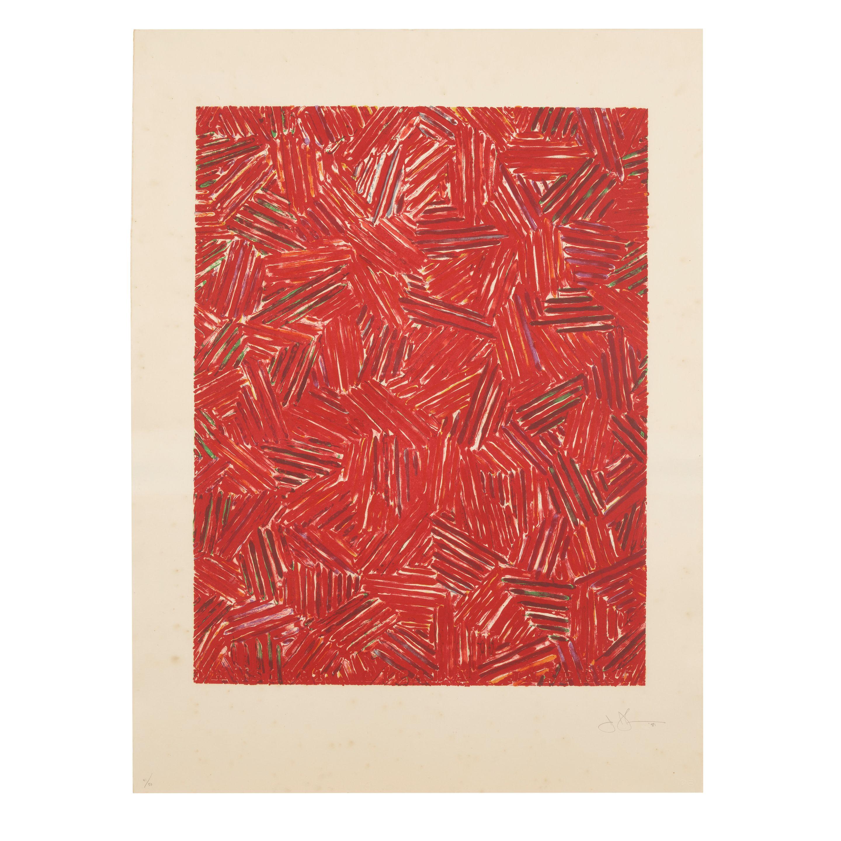 Jasper Johns - Cicada, from Eight Lithographs to Benefit the Foundation for Contemporary Performance Arts, Inc.