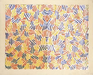 Jasper Johns - Corpse and Mirror (ULAE 169)