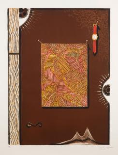 Jasper Johns - Face with Watch