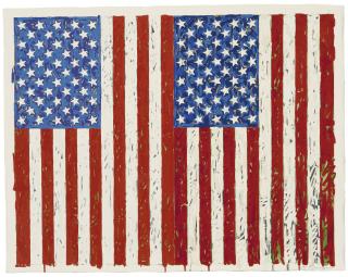 Jasper Johns - Flags I (Ulae 128)