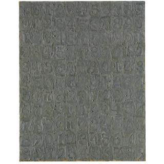 Jasper Johns - Gray Numbers