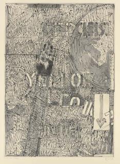Jasper Johns - Land\'s End II (ULAE 205)
