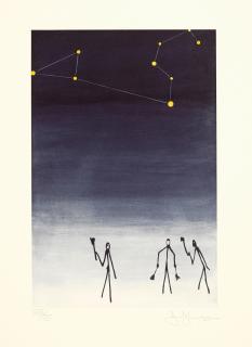 Jasper Johns - Leo, From The Leo Castelli 90Th Birthday Portfolio