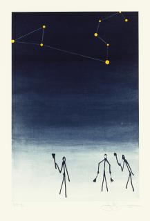 Jasper Johns - Leo, from the Leo Castelli 90th Birthday Portfolio