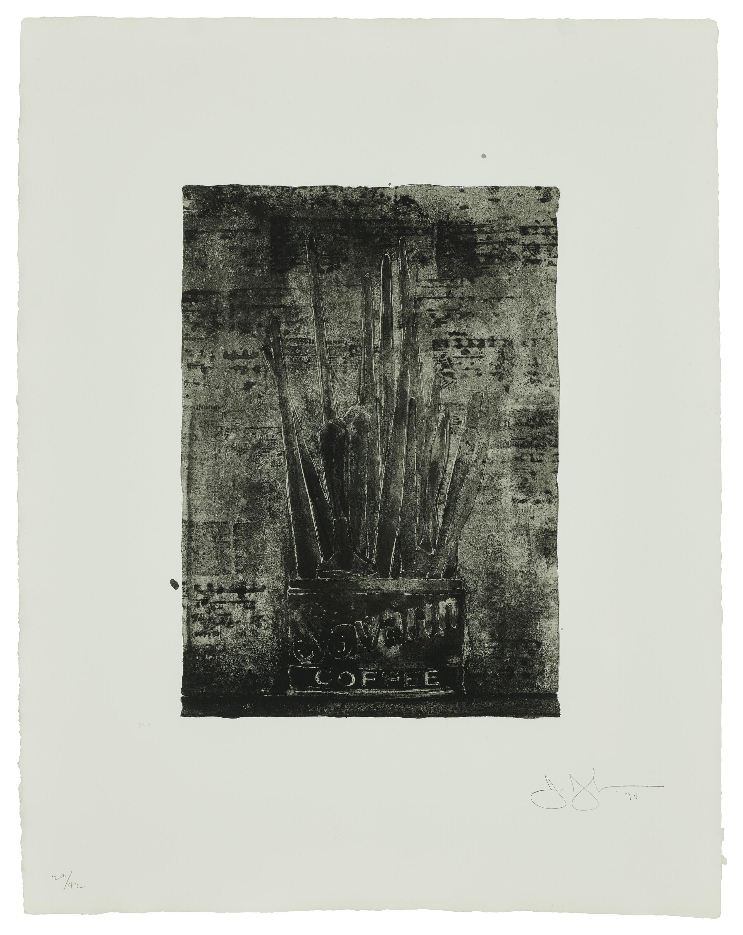 Jasper Johns - Savarin 1 (Cookie)