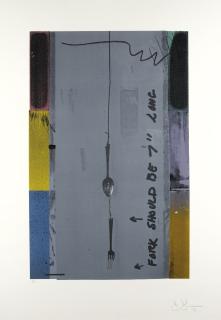 Jasper Johns - Screen Piece (Ulae 101)