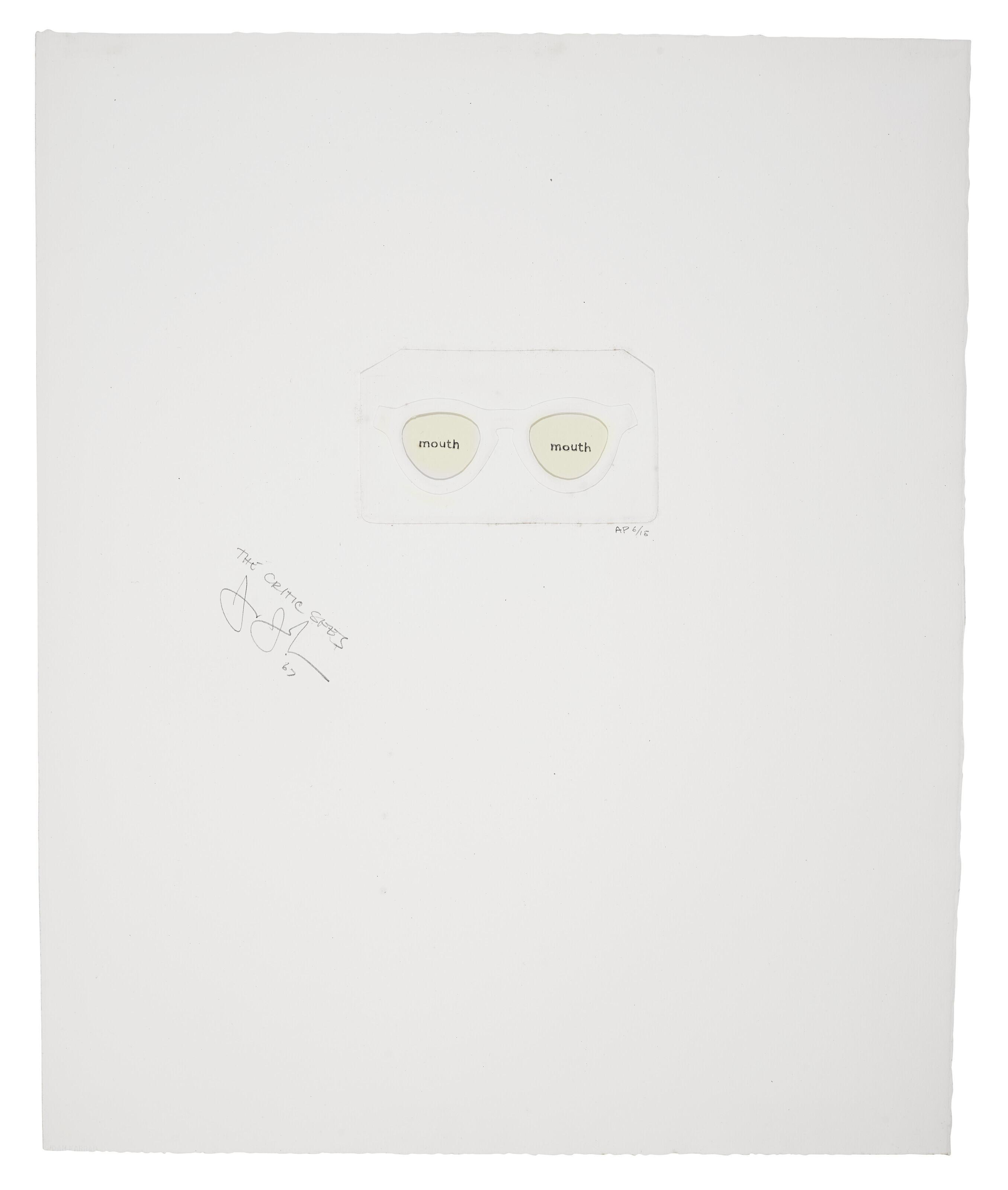 Jasper Johns - The Critic Sees, from Ten from Leo Castelli