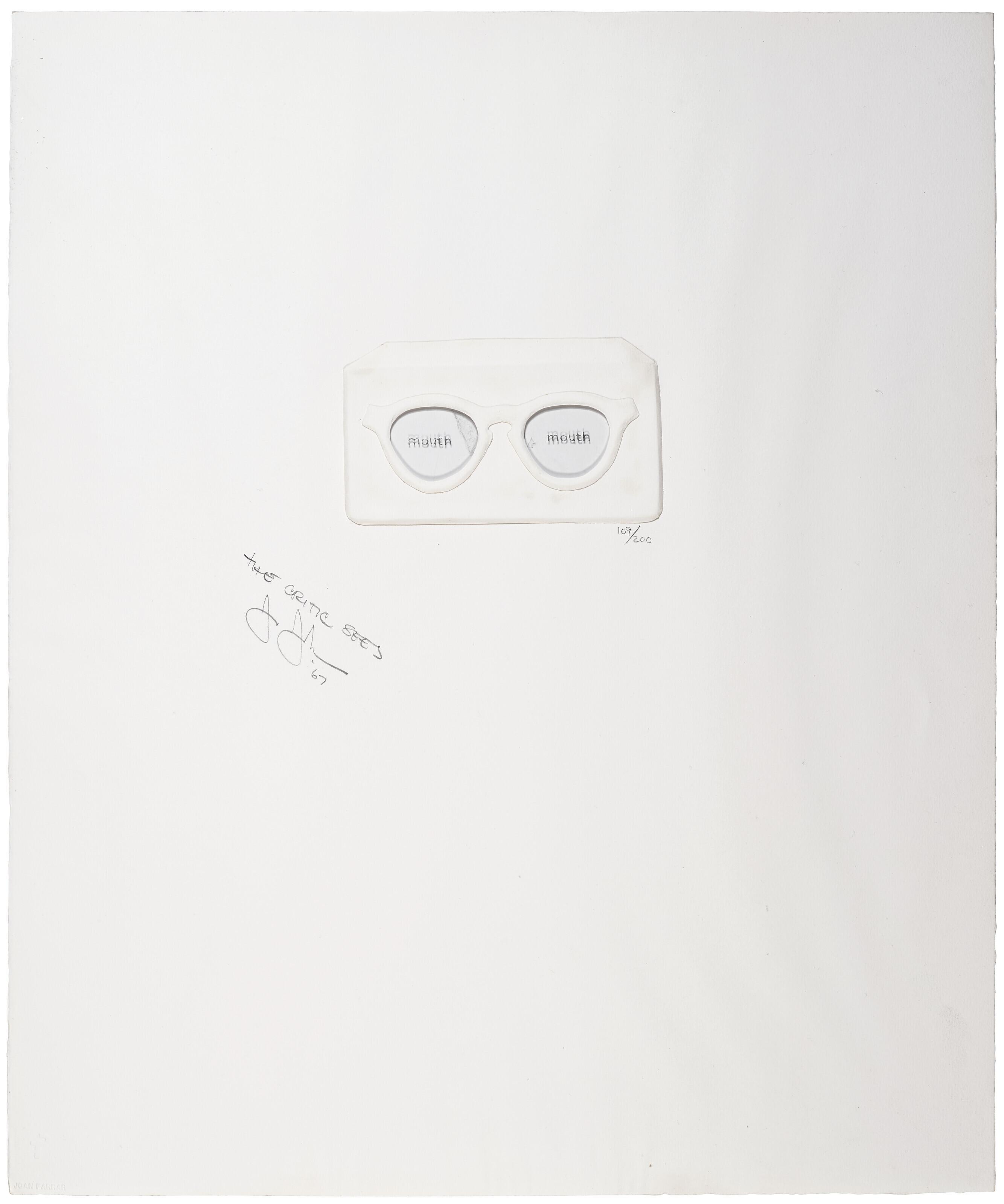 Jasper Johns - The Critic Sees, from Ten from Leo Castelli