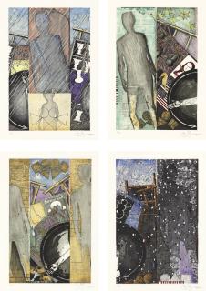 Jasper Johns - The Seasons (Spring, Summer, Fall, Winter) (ULAE 238-41)