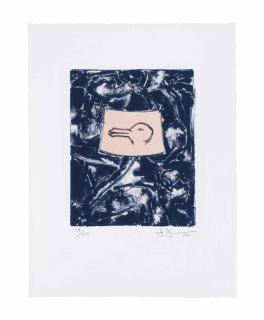 Jasper Johns - Untitled (from Harvey Gantt Portfolio)