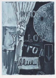 Jasper Johns - [Untitled] (Red); [Untitled] (Yellow); [Untitled] (Blue) (ULEA 224-226)