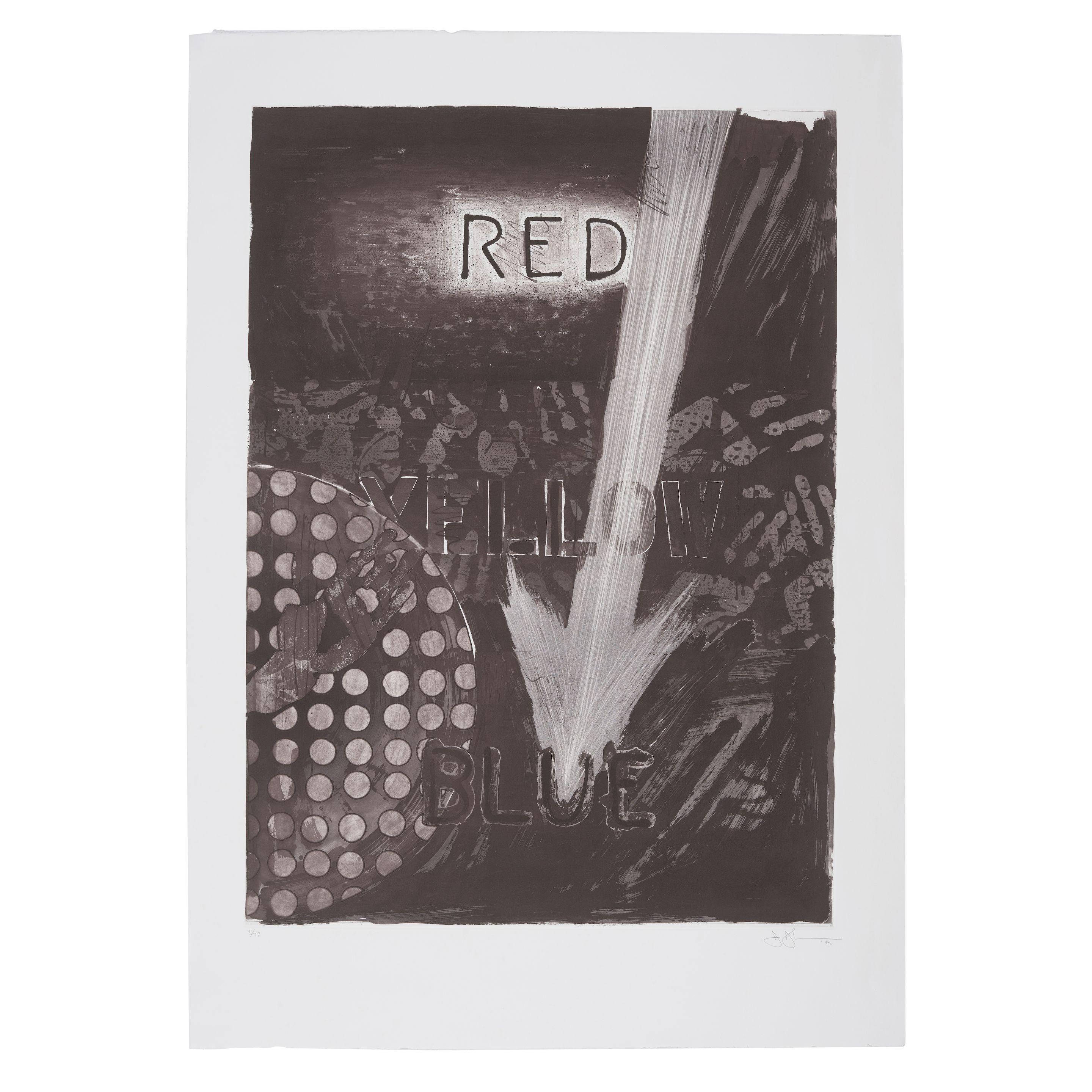 Jasper Johns - Untitled (Red)