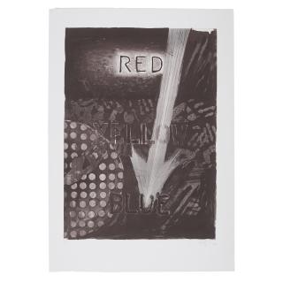 Jasper Johns - Untitled (Red)