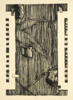 Jasper Johns - Ventriloquist (ULAE 250)