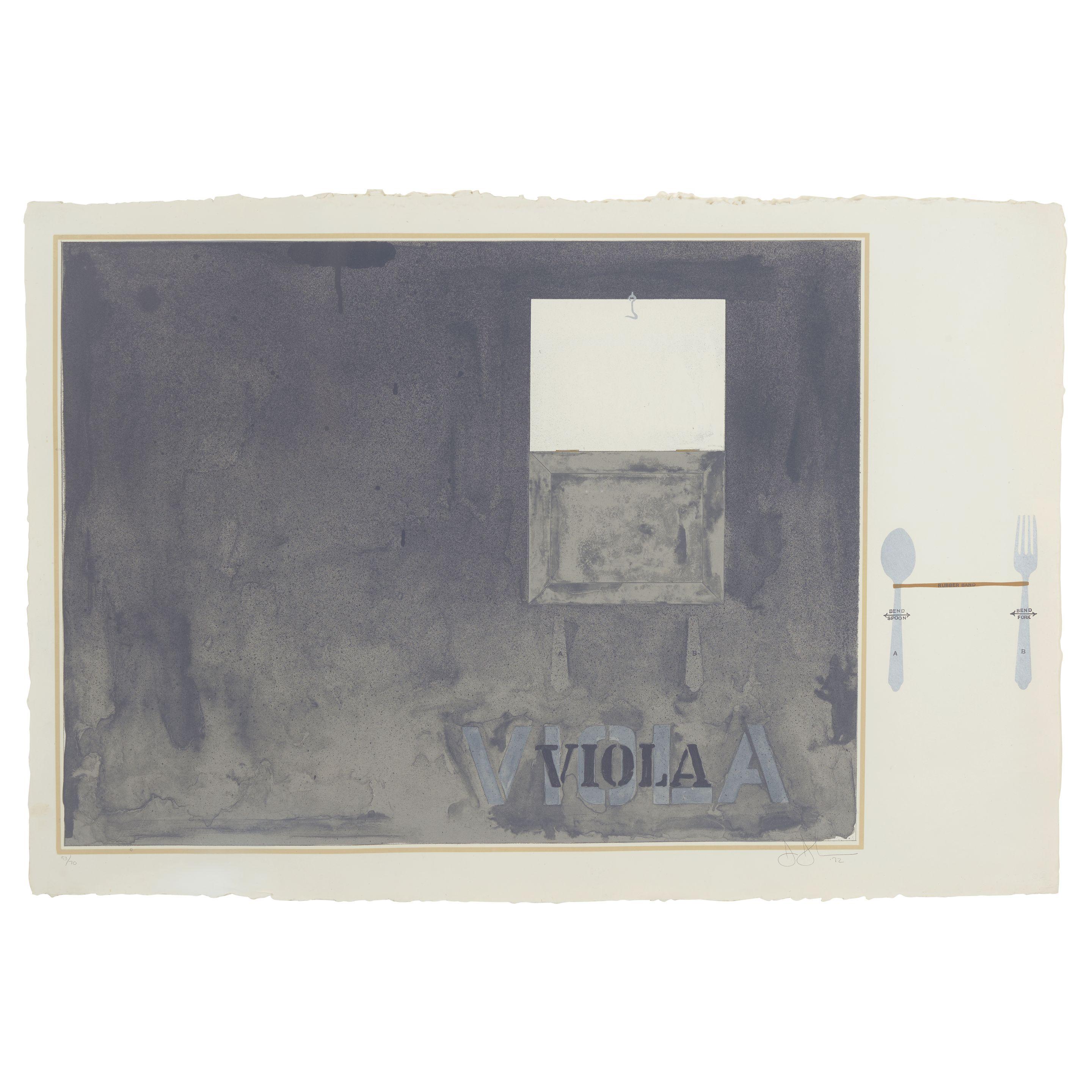 Jasper Johns - Viola