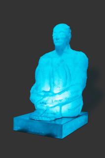 Jaume Plensa - Sitting Tattoo IV