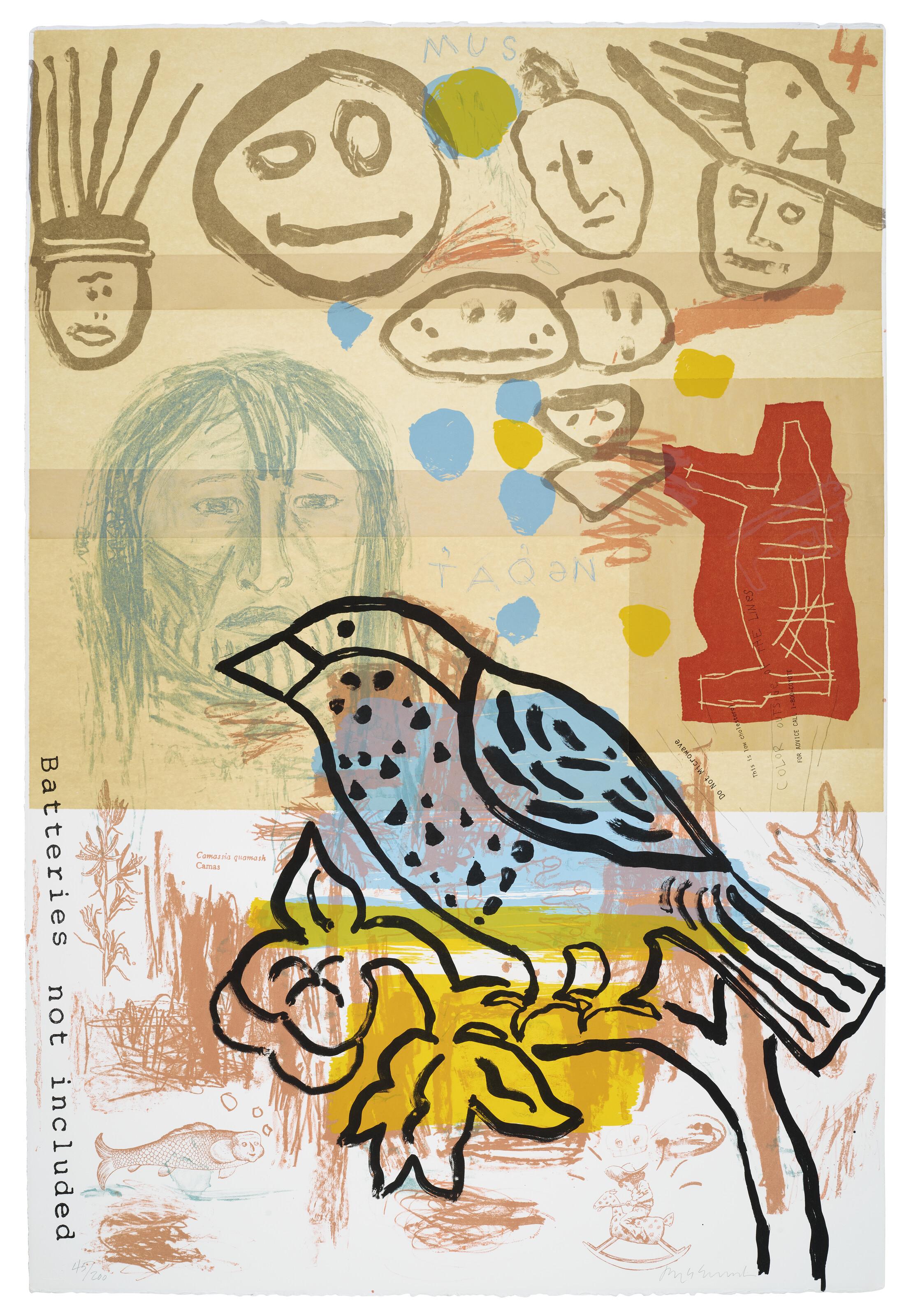 Jaune Quick-To-See Smith - Four Directions