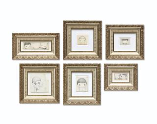 Javier Calleja - Two Faces (#51); It Wasn’t Me (#40); Bound (#33); Untitled; Who Would I Be, If I Could Be; & It Can Only Be Me (6 Works)