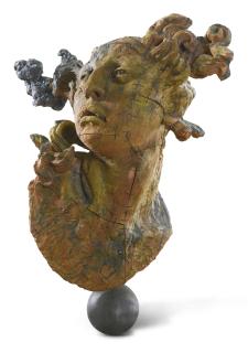 Javier Marin - Cabeza Grande De Mujer Amarilla