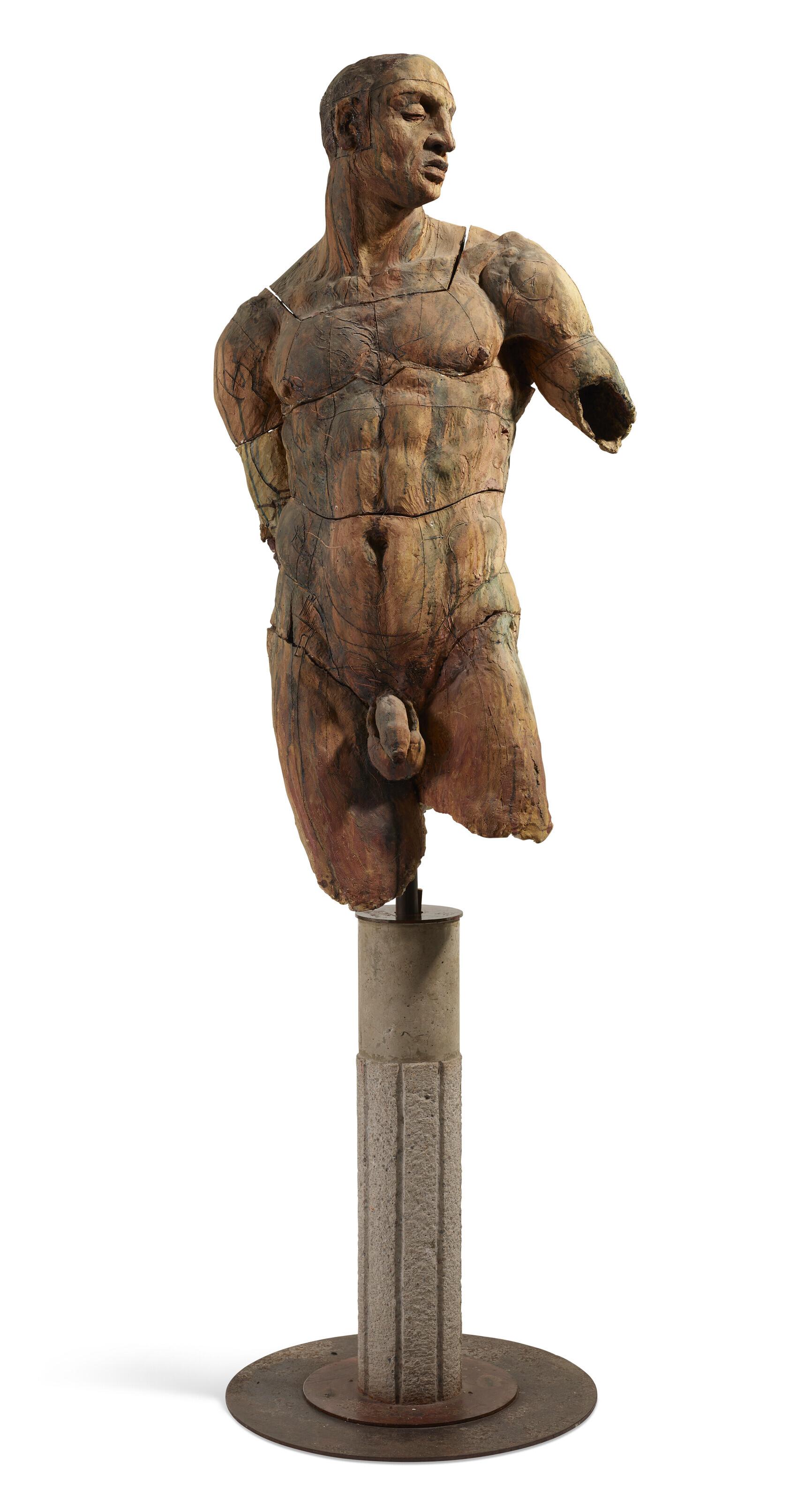 Javier Marín - Torso de hombre amarillo