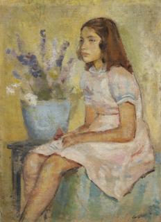 Jawad Salim - Portrait Of A Girl