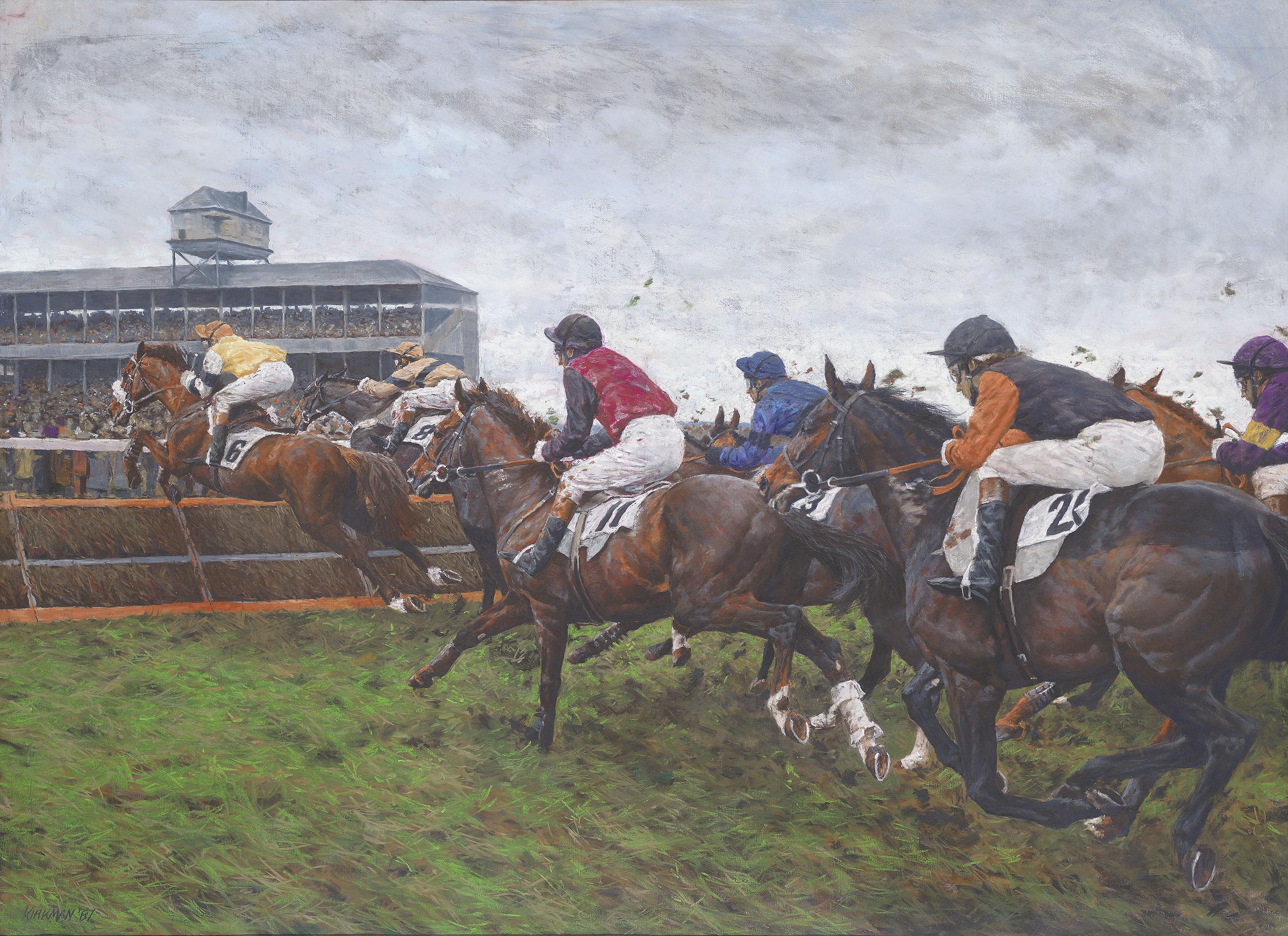 Jay Boyd Kirkman - Hurdle Race, Newbury