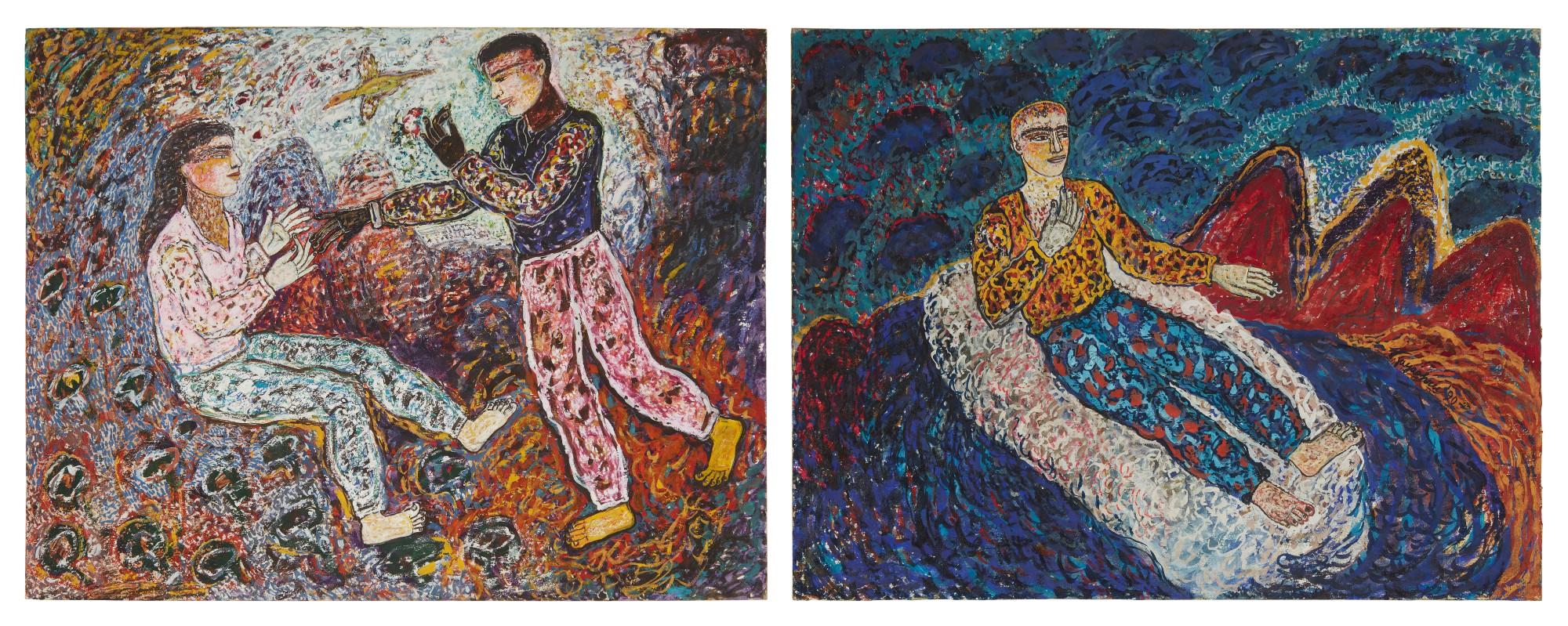 Jayashree Chakravarty - Untitled (Set of Two)