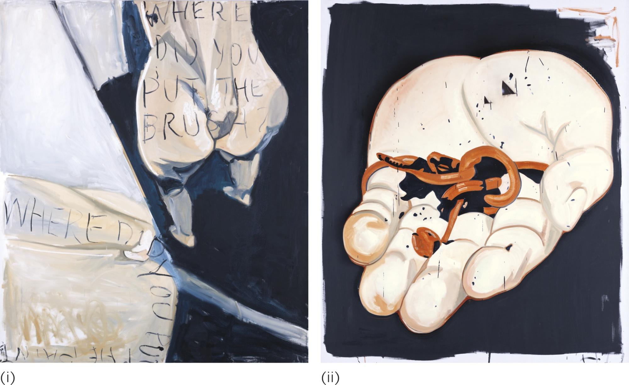 Jayson Oliveria - (I) Where Did You Put The Brush, Where Did You Put The Paint (Ii) Untitled I (Palm)