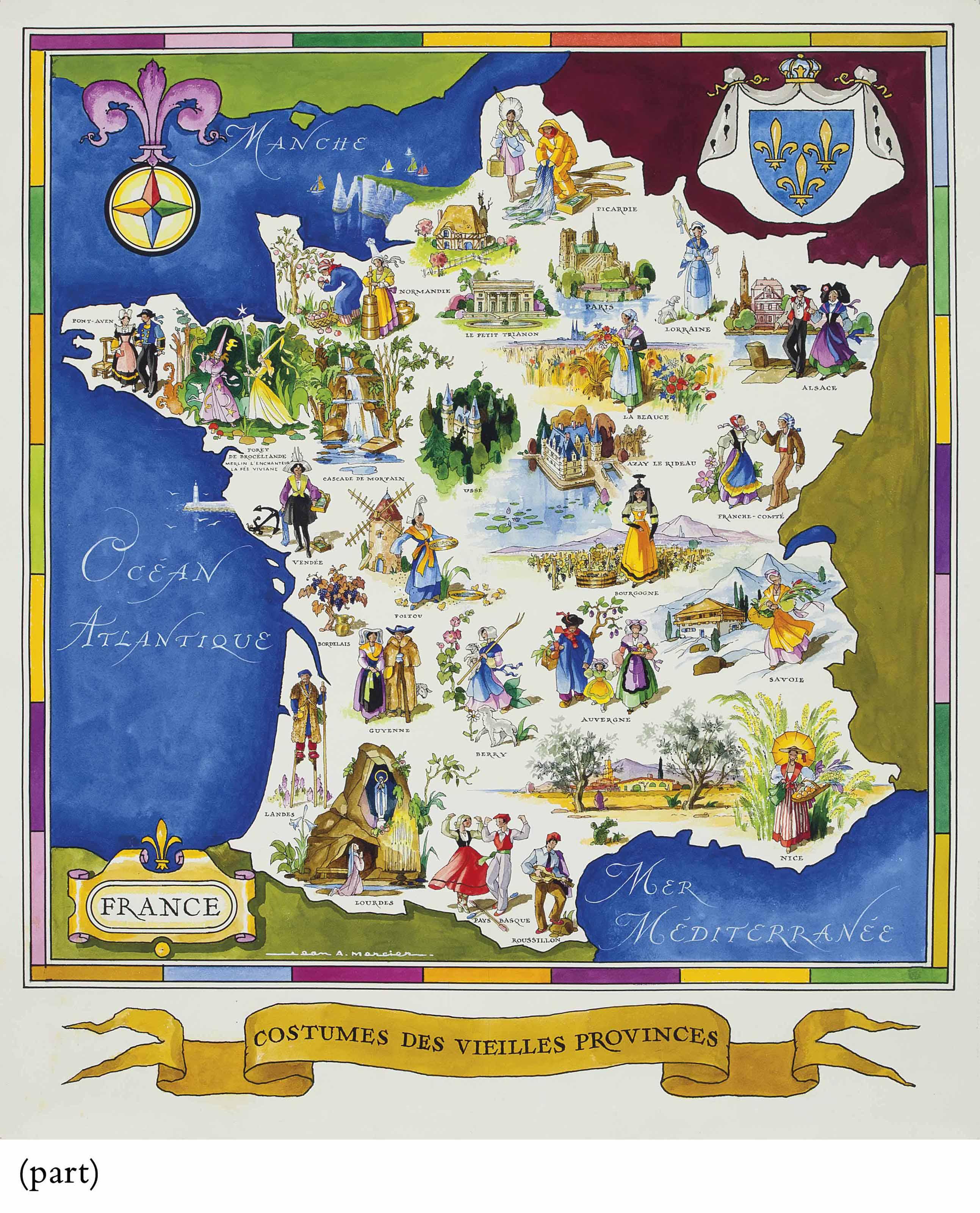 Jean A Mercier - France; and a companion work