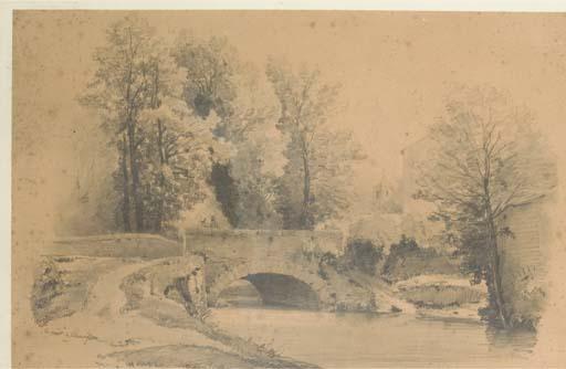 Jean-Alfred Morie - Le pont de Villemaison