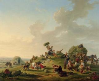 Jean-Alphonse Roehn - The debauchery after the harvest