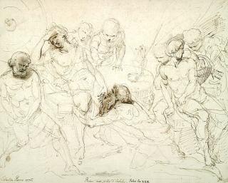 Jean Antoine Julien - Priamus zu Füssen Achills