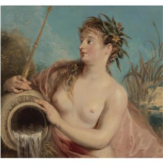 Jean Antoine Watteau - Nymphe De Fontaine
