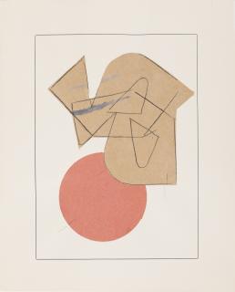Jean Arp - Collage Sur Fond Blanc
