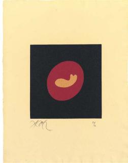 Jean Arp - One plate, from Soleil Recerclé (Arntz 253)