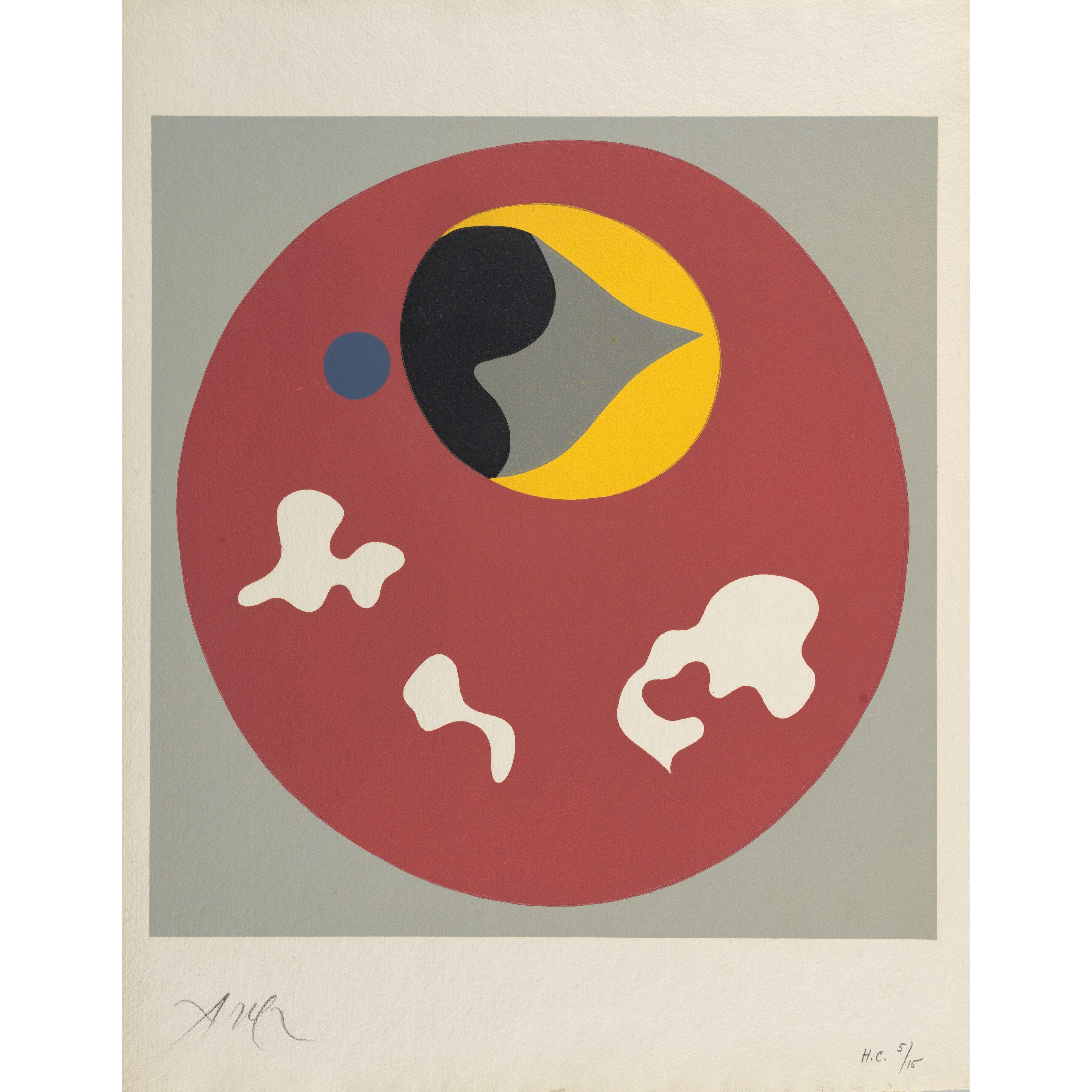 Jean Arp - One Plate, from Soleil Recerclé