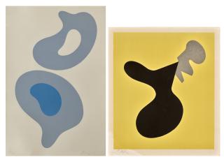 Jean Arp - Two prints by the artist