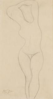 Jean Arp - Untitled (Figure Study)